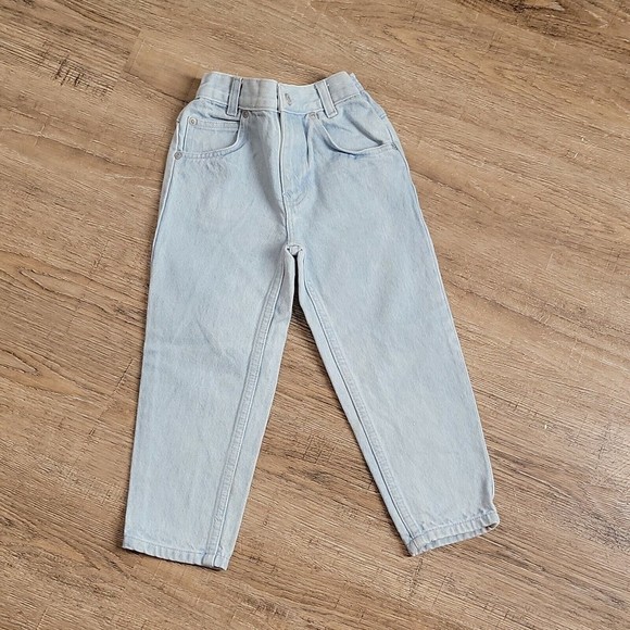 Canteen By Camp Beverly Hills Vintage Jeans ~ Sz 4 ~ Stretchy Waist ~ Light - Picture 2 of 8